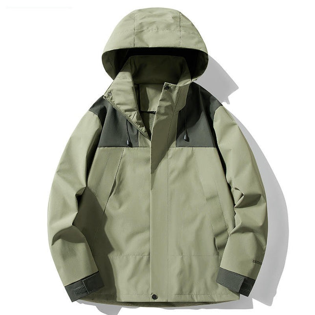 Women's Outdoor Windproof and Waterproof Spring and Autumn Style Hooded Jacket