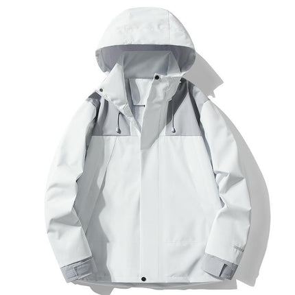Women's Outdoor Windproof and Waterproof Spring and Autumn Style Hooded Jacket