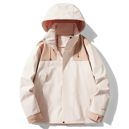Women's Outdoor Windproof and Waterproof Spring and Autumn Style Hooded Jacket