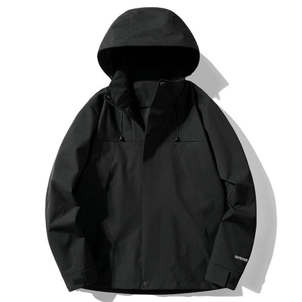 Women's Outdoor Windproof and Waterproof Spring and Autumn Style Hooded Jacket