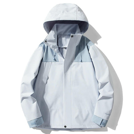 Women's Outdoor Windproof and Waterproof Spring and Autumn Style Hooded Jacket