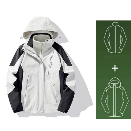 Three-In-One Outdoor Winter Windproof and Waterproof Jacket