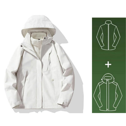 Three-In-One Outdoor Winter Windproof and Waterproof Jacket