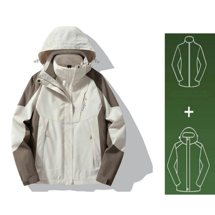 Three-In-One Outdoor Winter Windproof and Waterproof Jacket
