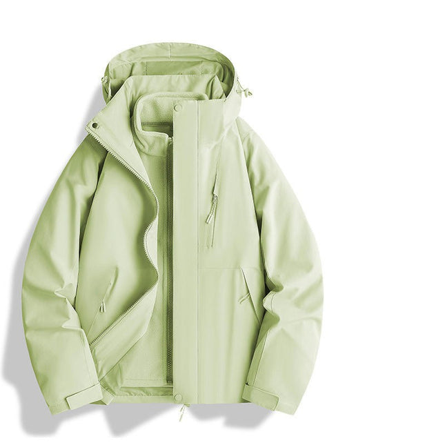 Men's Outdoor Jacket 3 In 1 Windproof and Waterproof Jacket