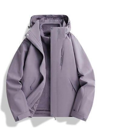 Men's Outdoor Jacket 3 In 1 Windproof and Waterproof Jacket
