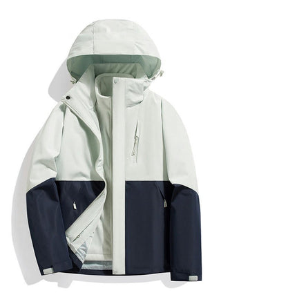 Men's Outdoor Jacket 3 In 1 Windproof and Waterproof Jacket