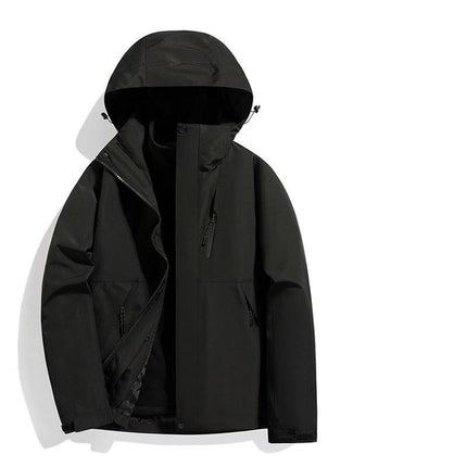 Men's Outdoor Jacket 3 In 1 Windproof and Waterproof Jacket