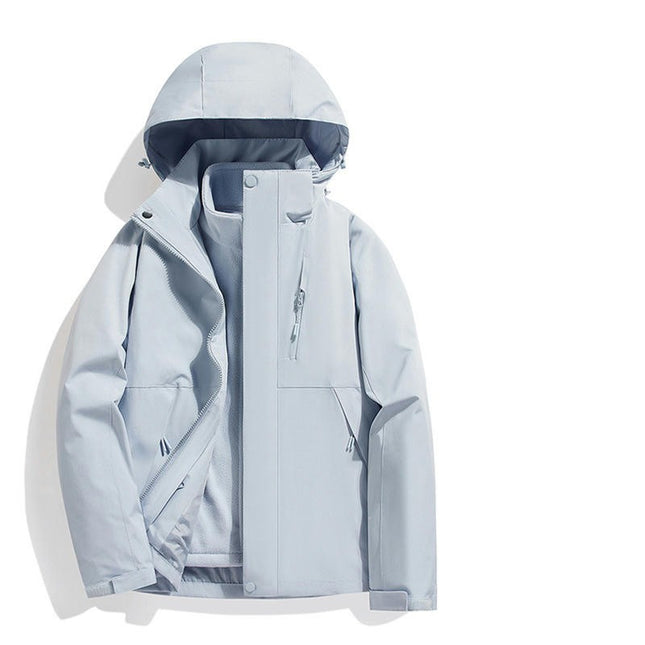 Men's Outdoor Jacket 3 In 1 Windproof and Waterproof Jacket  1