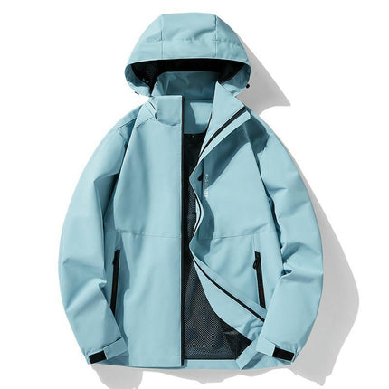 Jacket Men Spring and Autumn Loose Casual Outdoor Bench Mountain Hooded Jacket 1