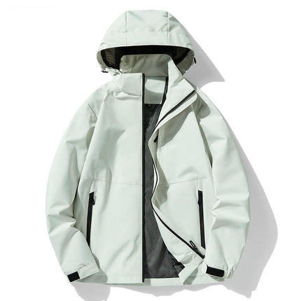 Jacket Men Spring and Autumn Loose Casual Outdoor Bench Mountain Hooded Jacket