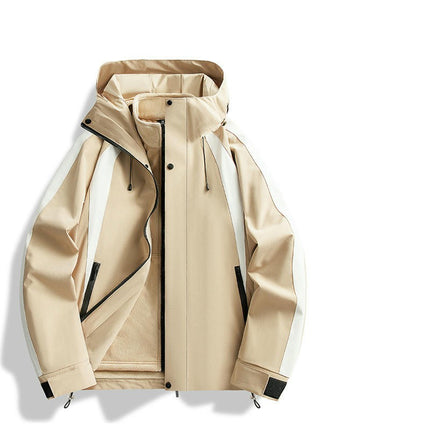 Men's and Women's 3-in-1 Jackets for  Outdoor Winter Windproof and Waterproof Mountaineering Hiking