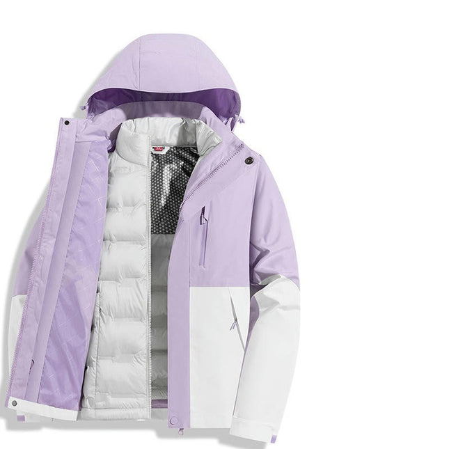 Winter Graphene Warm Down Liner 3-In-1Jacket For Men And Women Casual Waterproof Jacket