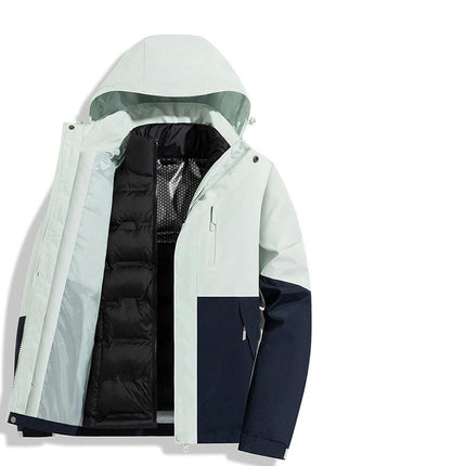 Winter Graphene Warm Down Liner 3-In-1Jacket For Men And Women Casual Waterproof Jacket