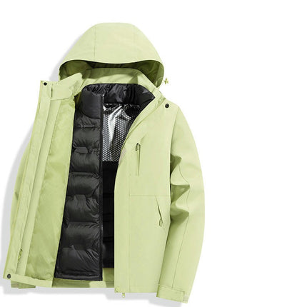Winter Graphene Warm Down Liner 3-In-1Jacket For Men And Women Casual Waterproof Jacket 1