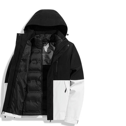 Winter Graphene Warm Down Liner 3-In-1Jacket For Men And Women Casual Waterproof Jacket