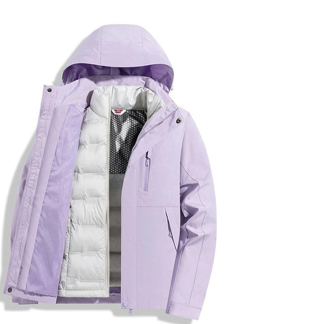 Winter Graphene Warm Down Liner 3-In-1Jacket For Men And Women Casual Waterproof Jacket