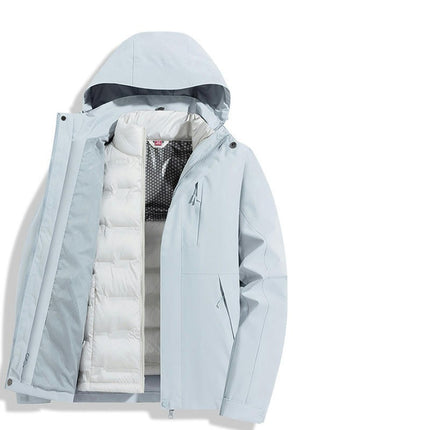 Winter Graphene Warm Down Liner 3-In-1Jacket For Men And Women Casual Waterproof Jacket