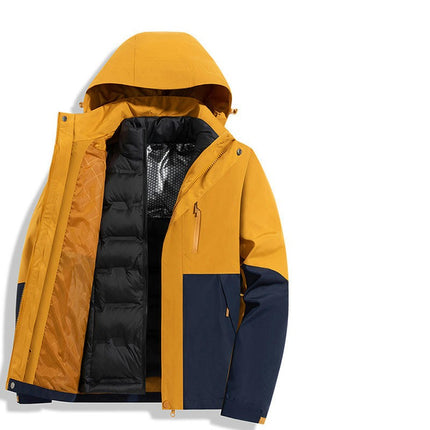 Winter Graphene Warm Down Liner 3-In-1Jacket For Men And Women Casual Waterproof Jacket