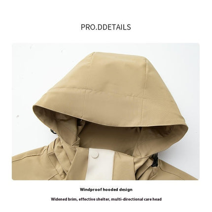 Outdoor Jacket 3-in-1 Autumn and Winter Windproof Waterproof Casual Loose Removable Jacket 1