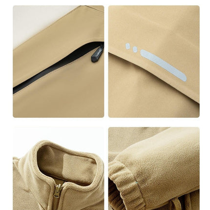 Outdoor Jacket 3-in-1 Autumn and Winter Windproof Waterproof Casual Loose Removable Jacket