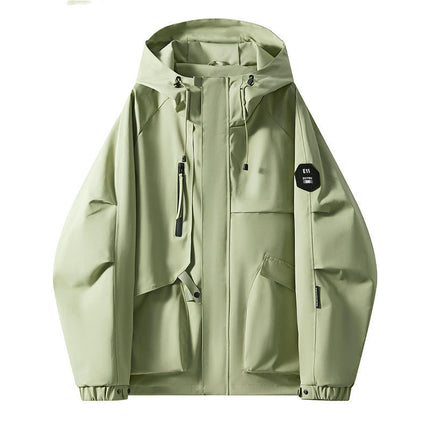 Hooded Jacket Autumn Outdoor Windproof and Waterproof Men's and Women's Travel Mountaineering Clothes