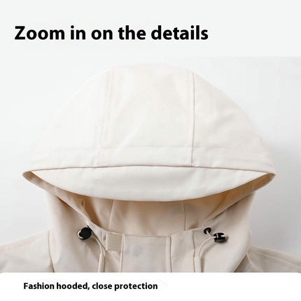 Hooded Jacket Autumn Outdoor Windproof and Waterproof Men's and Women's Travel Mountaineering Clothes