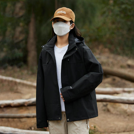 Spring and Autumn Casual Hooded Jacket Outdoor Windproof and Waterproof Mountaineering Clothes