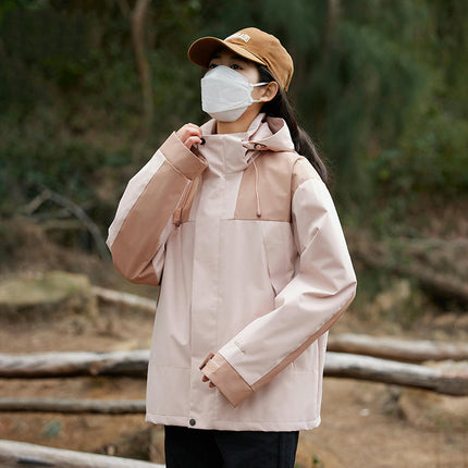 Spring and Autumn Casual Hooded Jacket Outdoor Windproof and Waterproof Mountaineering Clothes