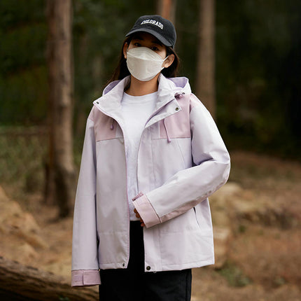 Spring and Autumn Casual Hooded Jacket Outdoor Windproof and Waterproof Mountaineering Clothes