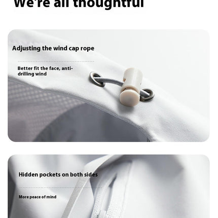 Spring and Autumn Casual Hooded Jacket Outdoor Windproof and Waterproof Mountaineering Clothes