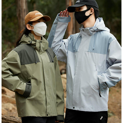 Spring and Autumn Casual Hooded Jacket Outdoor Windproof and Waterproof Mountaineering Clothes