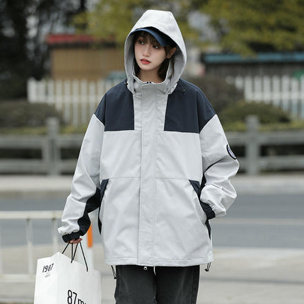 Men's and Women's Single-Layer Windproof Loose-Fitting Fashionable Outdoor Mountaineering Clothing