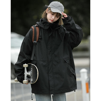 Men's and Women's Single-Layer Windproof Loose-Fitting Fashionable Outdoor Mountaineering Clothing