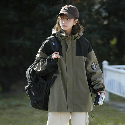 Men's and Women's Single-Layer Windproof Loose-Fitting Fashionable Outdoor Mountaineering Clothing