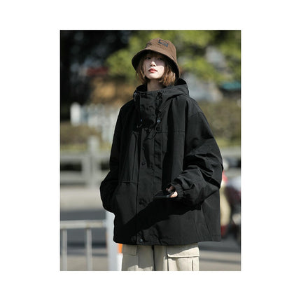 Men's 3 in 1 Jacket Removable Autumn and Winter Windproof Waterproof Outdoor Jacket Women