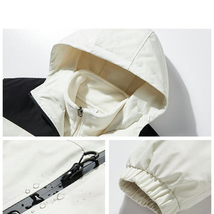 Men's 3 in 1 Jacket Removable Autumn and Winter Windproof Waterproof Outdoor Jacket Women