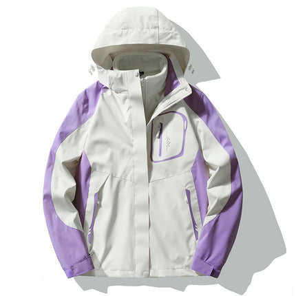 Waterproof 3-in-1 Jacket Warm Winter Snow Coat Windproof Rain Snowboarding Jackets