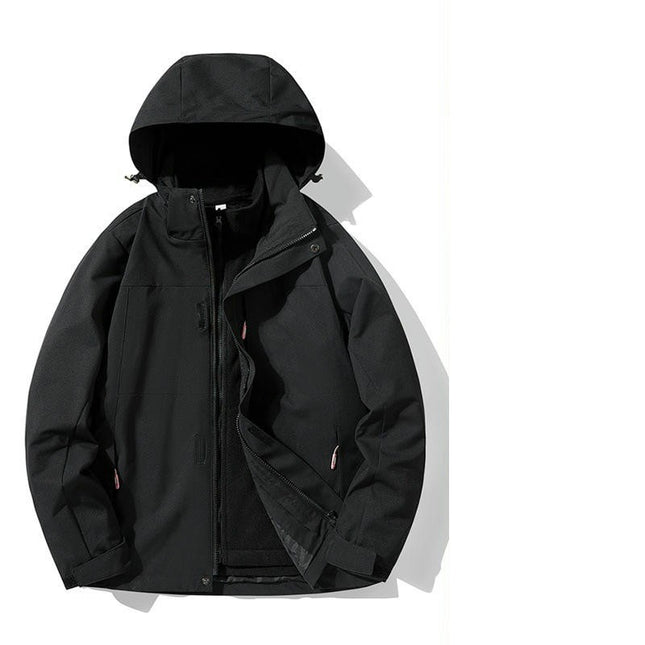 Outdoor Hiking Ski Mountaineering 3 in 1 Jacket Thick Warm Coat 1