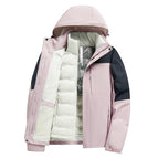 K09-01 Women's Hibiscus Purple(removable down liner)