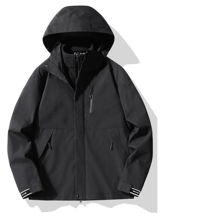 Outdoor Jacket Men's and Women's 3-in-1 Windproof and Waterproof Mountaineering Clothing 1