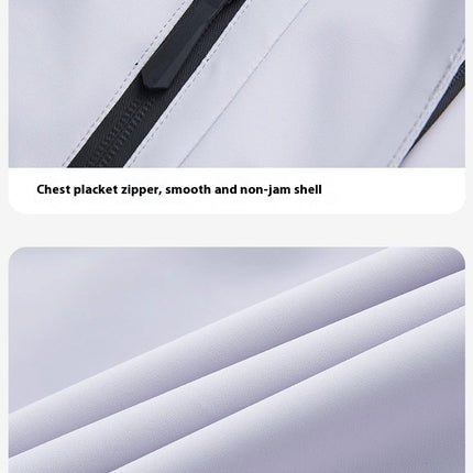 3-in-1 Outdoor Jacket for Autumn and Winter With Detachable Polar Fleece Liner Mountaineering Clothing