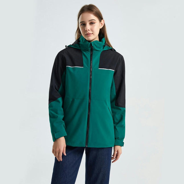 Outdoor 3-in-1 Jacket - Windproof Rainproof Warm Jacket, Mountaineering Clothes