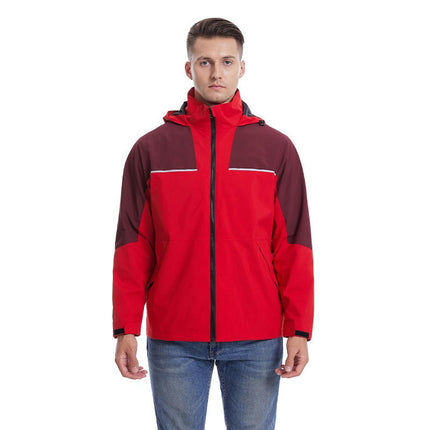 Outdoor 3-in-1 Jacket - Windproof Rainproof Warm Jacket, Mountaineering Clothes