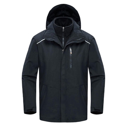 3 in 1 Jacket - Winter Thickened Windproof Mountaineering Suit Waterproof Ski Suit