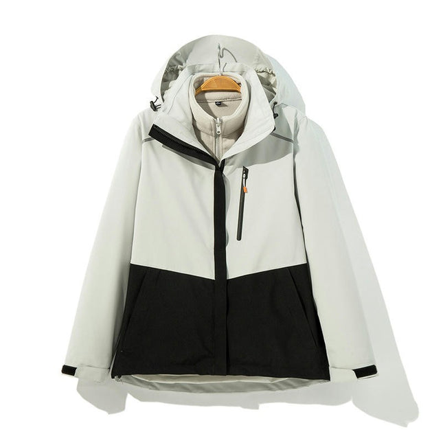 3 in 1 Jacket - Winter Thickened Windproof Mountaineering Suit Waterproof Ski Suit