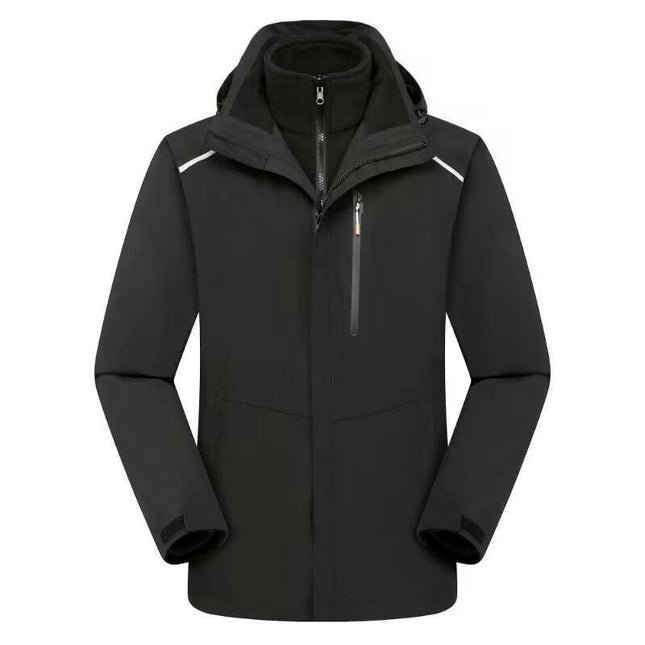 3 in 1 Jacket - Winter Thickened Windproof Mountaineering Suit Waterproof Ski Suit