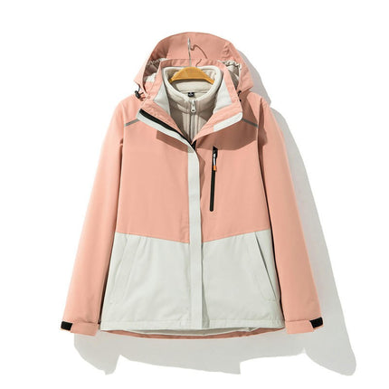 3 in 1 Jacket - Winter Thickened Windproof Mountaineering Suit Waterproof Ski Suit