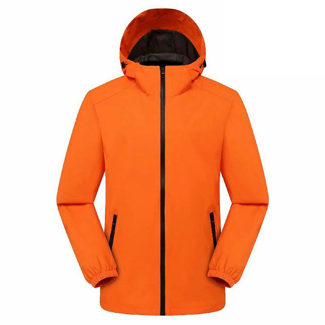 Men's and women's Spring and Autumn Thin Jackets, Windproof and Waterproof Hooded Hiking Jackets