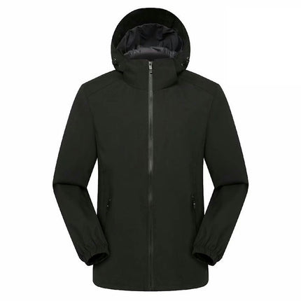 Men's and women's Spring and Autumn Thin Jackets, Windproof and Waterproof Hooded Hiking Jackets